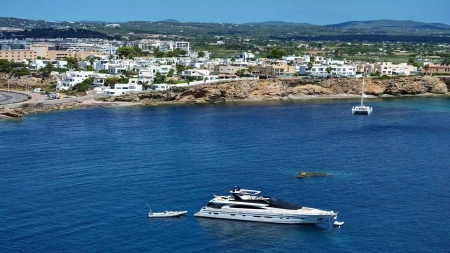 Moderne Rustikale Villa Marina Botafoch Meerblick