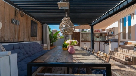 Exklusive Erdgeschosswohnung mit Privatgarten, Pool, Whirlpool und Sauna in Jesús